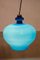 Lampe à Suspension Vintage Bleue par Hans-Agne Jakobsson pour Hans-Agne Jakobsson AB Markaryd, 1970s 8