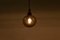 Mid-Century Glass and Brass Globe Pendant Lamp from Raak, 1960s, Image 6