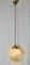 Goldene Deckenlampe aus Muranoglas, 1960er 2