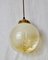 Gold Murano Glass Ceiling Lamp, 1960s 10