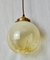 Gold Murano Glass Ceiling Lamp, 1960s 8
