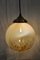 Gold Murano Glass Ceiling Lamp, 1960s 5