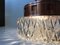 Space Age Copper and Crystal Ceiling Lamp from Orrefors, 1960s 3