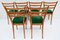 Mid-Century Dining Chairs in Natural Beech, Italy, 1960s, Set of 6 3