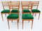 Mid-Century Dining Chairs in Natural Beech, Italy, 1960s, Set of 6 1