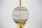 Lampada da tavolo Sphere in ottone dorato e in marmo, anni '70, Immagine 3