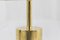Table Lamp in Gilt Brass and Acrylic Glass, 1960s 4