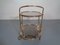 Glass and Metal Serving Trolley, 1970s 7