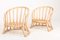 Mid-Century Danish Bamboo Lounge Chairs, 1960s, Set of 2 2