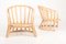 Mid-Century Danish Bamboo Lounge Chairs, 1960s, Set of 2 1