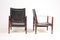 Mid-Century Ledersessel Set von Kaare Klint für Rud. Rasmussen, 1960er 8