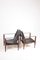 Mid-Century Ledersessel Set von Kaare Klint für Rud. Rasmussen, 1960er 7