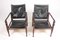 Mid-Century Ledersessel Set von Kaare Klint für Rud. Rasmussen, 1960er 2