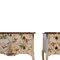 Vintage Hummingbird Louis XV Style Chest of Drawers, Set of 2, Image 4
