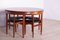 Mid-Century Teak Dining Table & Chairs Set by Hans Olsen for Frem Røjle, 1960s, Set of 5 2