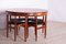 Mid-Century Teak Dining Table & Chairs Set by Hans Olsen for Frem Røjle, 1960s, Set of 5, Immagine 2