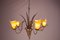 Lámpara de araña italiana Hollywood Regency, años 70, Imagen 3