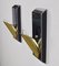 Mid-Century Italian Chrome and Brass Tubular Sconces, 1970s, Set of 2 5