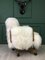 Vintage Danish Sheepskin Desk Chair 2