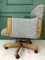Vintage Danish Gray Desk Chair, Image 9