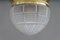 Lámpara de techo Art Déco de vidrio, años 20, Imagen 4
