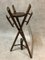 Antique Faux Bamboo Beech Side Table, Image 6
