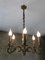 Louis XV Style Luster and Bronze Chandeliers, 1950s, Set of 3 18