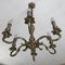 Louis XV Style Luster and Bronze Chandeliers, 1950s, Set of 3 2