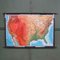 School Teaching Map of the USA from Justus Perthes Darmstadt, 1960s 1