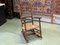Beech and Straw Rocking Chair, 1950s 8
