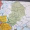 Mapa escolar de Europa de Velhagen & Klasing, años 50, Imagen 2
