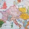 Mapa escolar de Europa de Velhagen & Klasing, años 50, Imagen 7