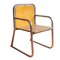 Wood and Chrome Tubular Childrens Chair, 1960s, Image 1