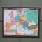 Vintage School Europe Wall Map by Leisering & Schulze for Velhagen, 1950s, Image 1