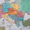 Vintage School Europe Wall Map by Leisering & Schulze for Velhagen, 1950s, Image 7