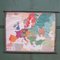 Carte Murale d'École de l'Europe par Prof. Dr. MG Schmidt pour Perthas Gotha, 1950s 1