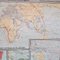 School Wall World Map by Haferland & Trillmich for Westermann, 1950s, Image 7