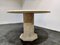 Round Italian Travertine Dining Table, 1970s 3