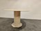 Round Italian Travertine Dining Table, 1970s 2