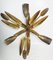 Mid-Century Palm Ceiling Lamp from Ferro Art, 1950s, Image 1