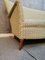 Mid-Century Sofa aus Stoff & Holz, 1960er 8