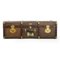 French Wooden Suitcase with Brass Fittings from Soyez Pere, 1920s, Image 1