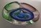 Murano Glasschale mit 3 Öffnungen, 1960er 2