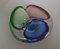 Murano Glass Bowl with 3 Openings, 1960s 3