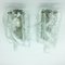 Mid-Century Torciglione Murano Glass Sconces from Mazzega, Set of 2 7