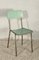 Italian Chromed Metal and Green Formica Dining Chair, 1950s, Image 4