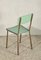 Chaise de Salle à Manger en Métal Chromé et Formica Vert, Italie, 1950s 2