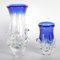 Cobalt Blue Glass Vases by Ladislav Palecek for Sklarny Skrdlovice,1970s, Set of 2 1