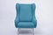 Mid-Century Blue Senior Lounge Chair by Marco Zanuso for Arflex, 1950s, Image 10