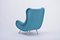 Mid-Century Blue Senior Lounge Chair by Marco Zanuso for Arflex, 1950s, Image 3